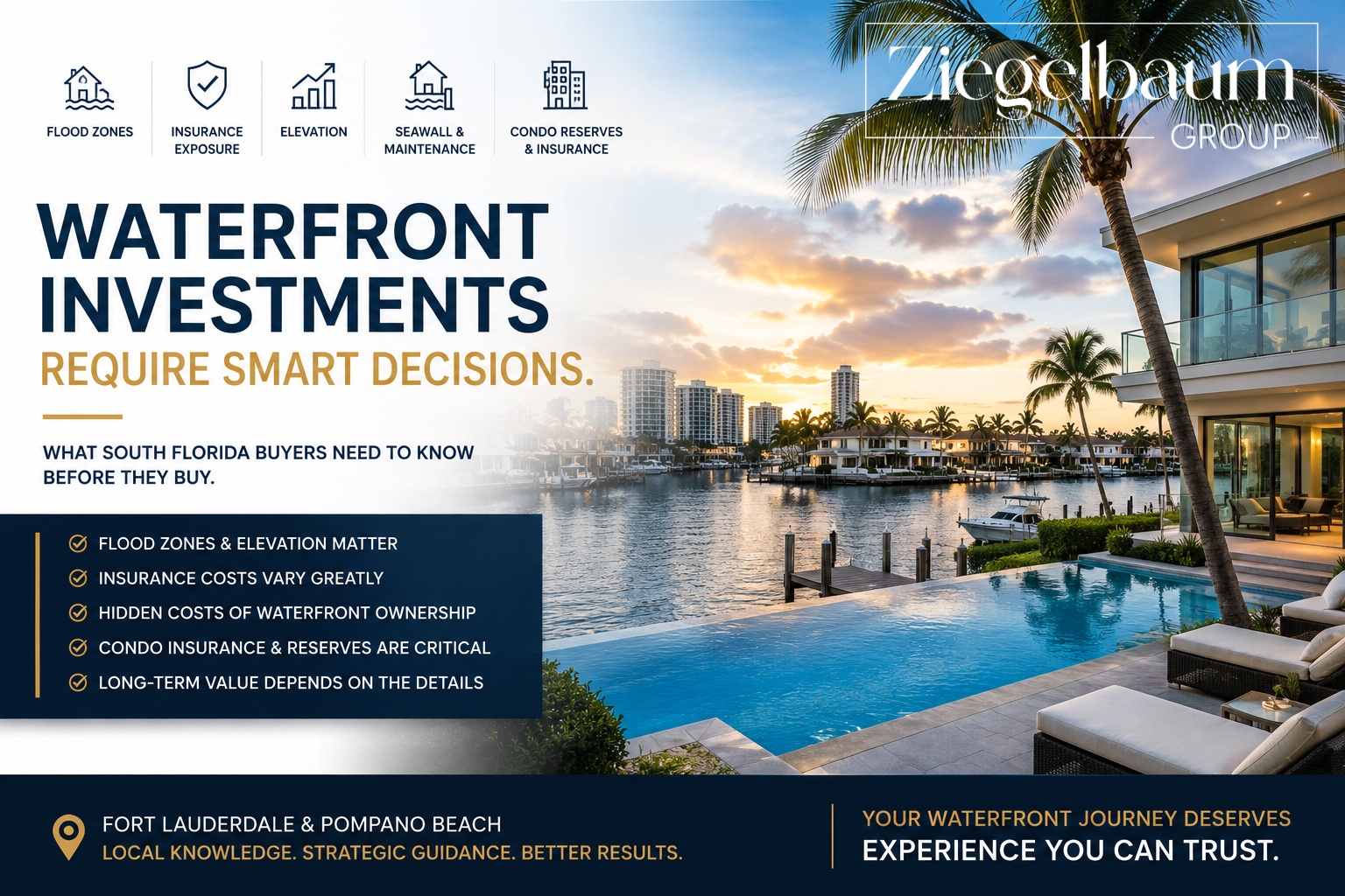 Flood Zones & Insurance for Waterfront Buyers in Fort Lauderdale & Pompano Beach (2026)
