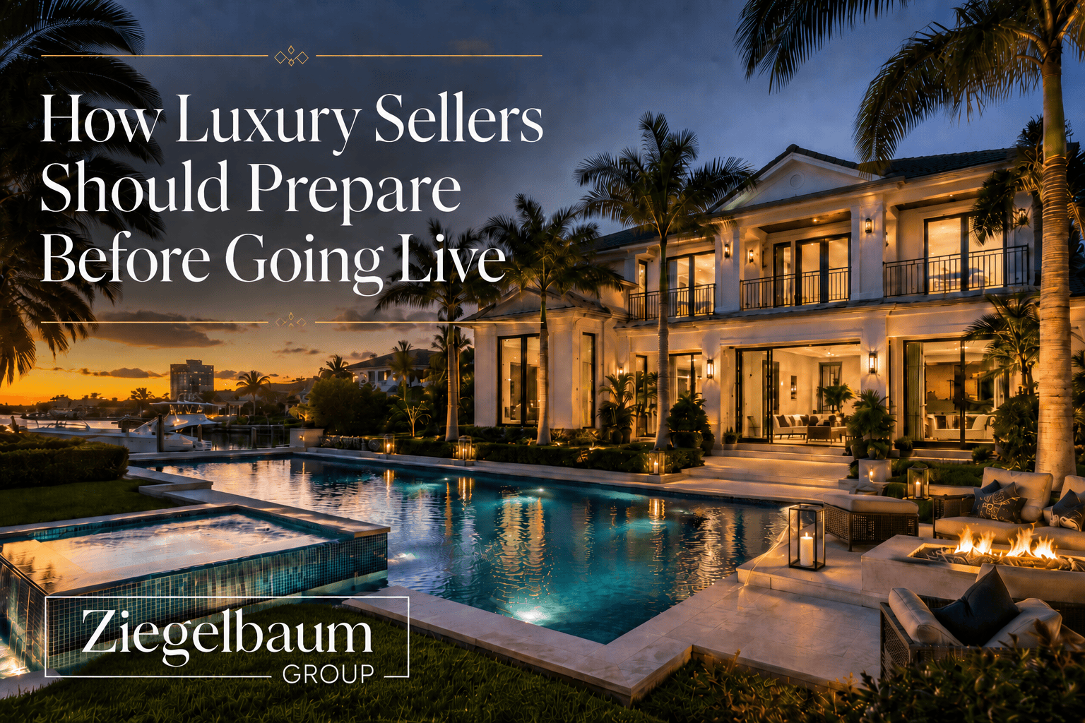 How Luxury Sellers Should Prepare Before Going Live