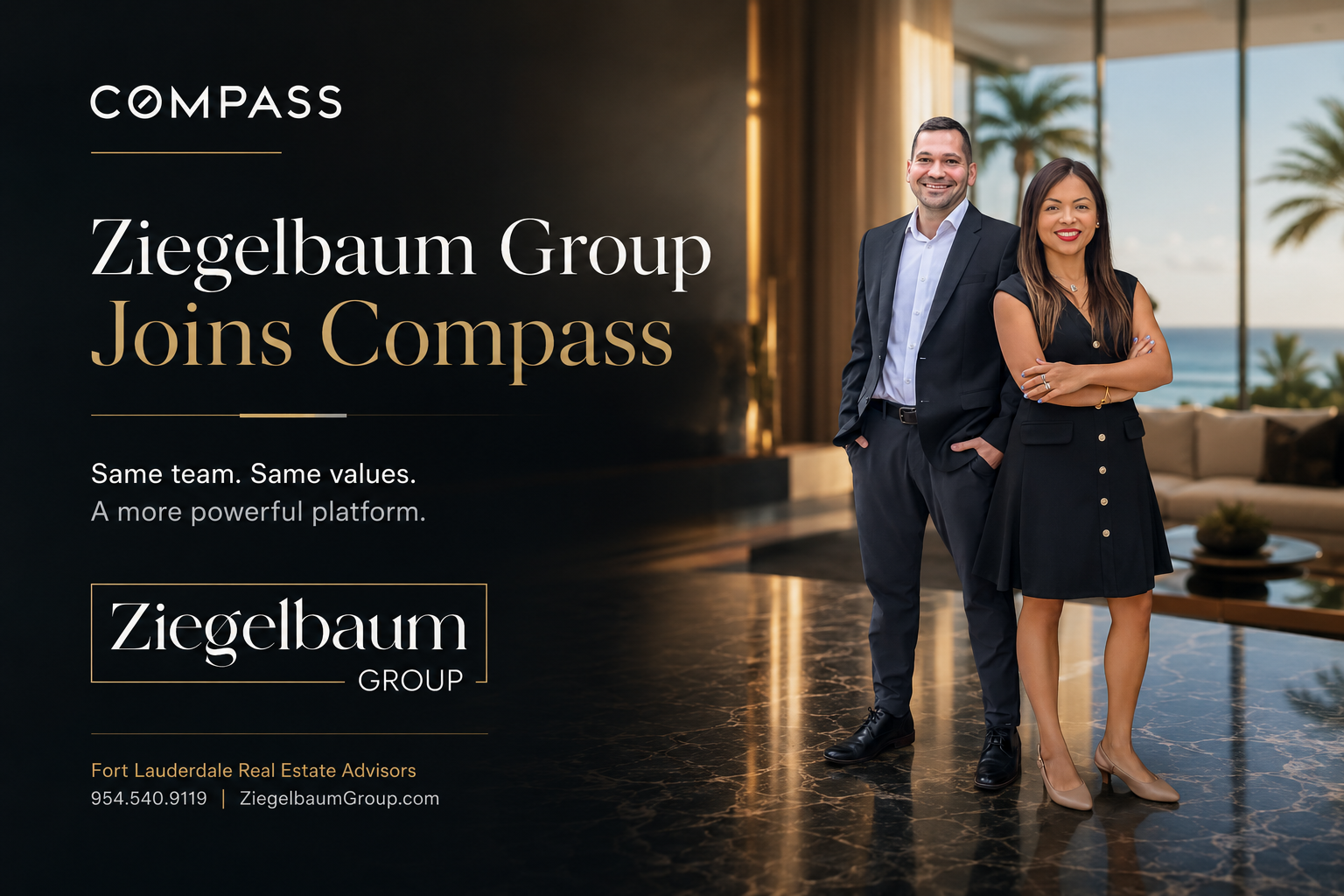 Ziegelbaum Group Joins Compass: A New Chapter for Fort Lauderdale Real Estate