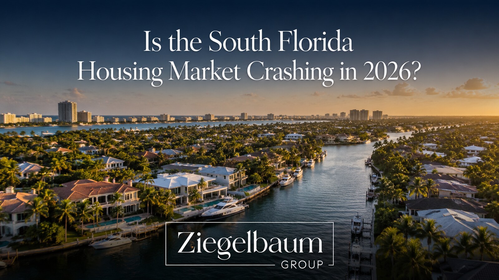 Is the South Florida Housing Market Crashing in 2026? Here’s What the Data Actually Shows